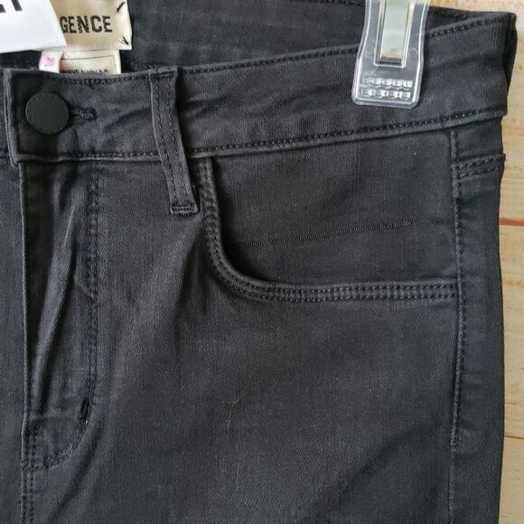 L'Agence Margot Skinny High-Rise Stretchy Jeans in Dark Graphite - Picture 9 of 11